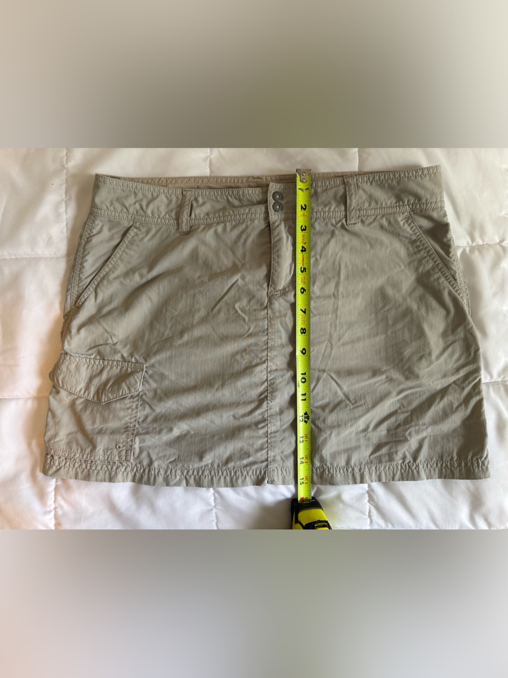 Columbia Omni-Shade Sun Protection Lightweight Beige Skort